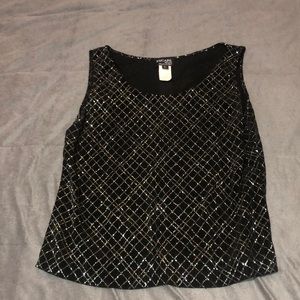 Sparkly tank top